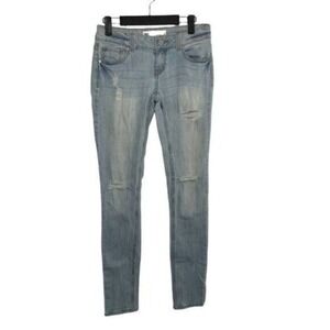 RSQ Ibiza Skinny Jeans Light Wash Distressed Ripped Denim Womens Size 3